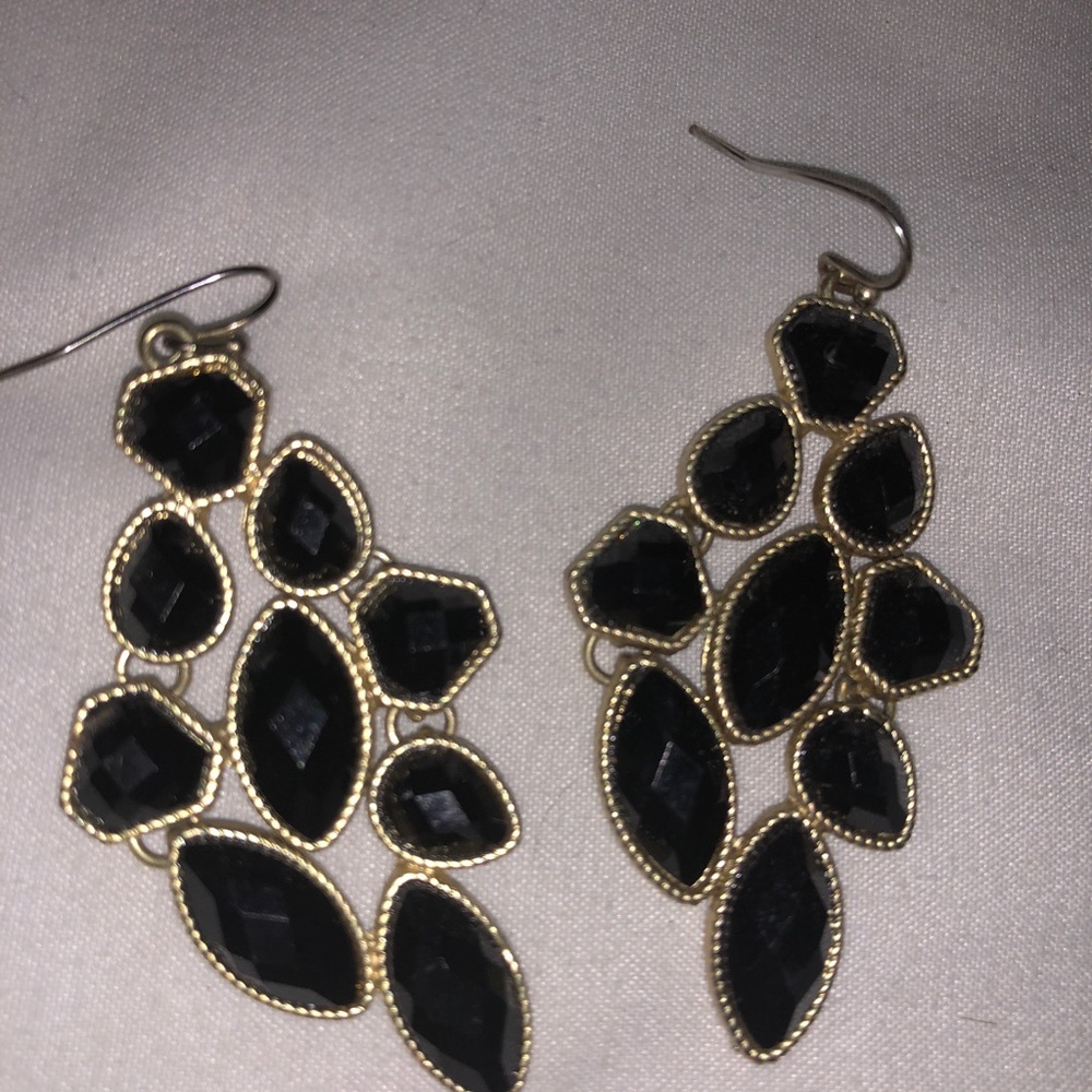 Black earrings